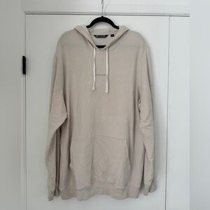 Travis Mathew XXL Beige Pullover Hoodie with The Crosby Golf Logo on Sleeve